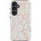 Rose Gold Marble Galaxy S24 Impact Case